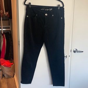 Seven7 Black Corduroy w embellished back pockets